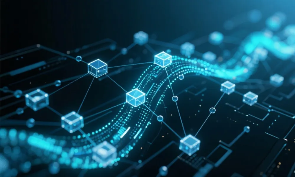 多节点分布式网络示意图